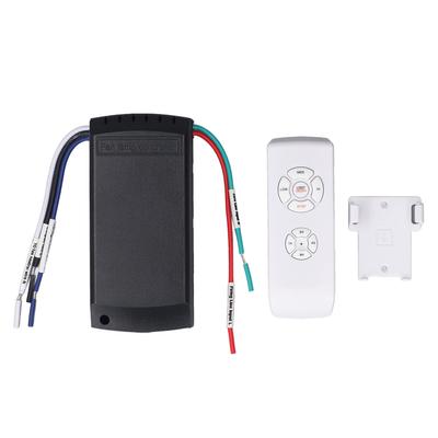 Lampada Ventola da Soffitto Telecomando 10m di Portata Controllo 3 Velocità 4 Timer Kit Telecomando Luce Ventola