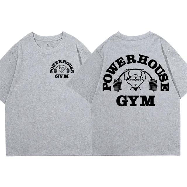 Summer Gym T-Shirts 100 Cotton Oversized Men T Shirt Graphic Print Sport Women's Tee High Quality Men's Clothes