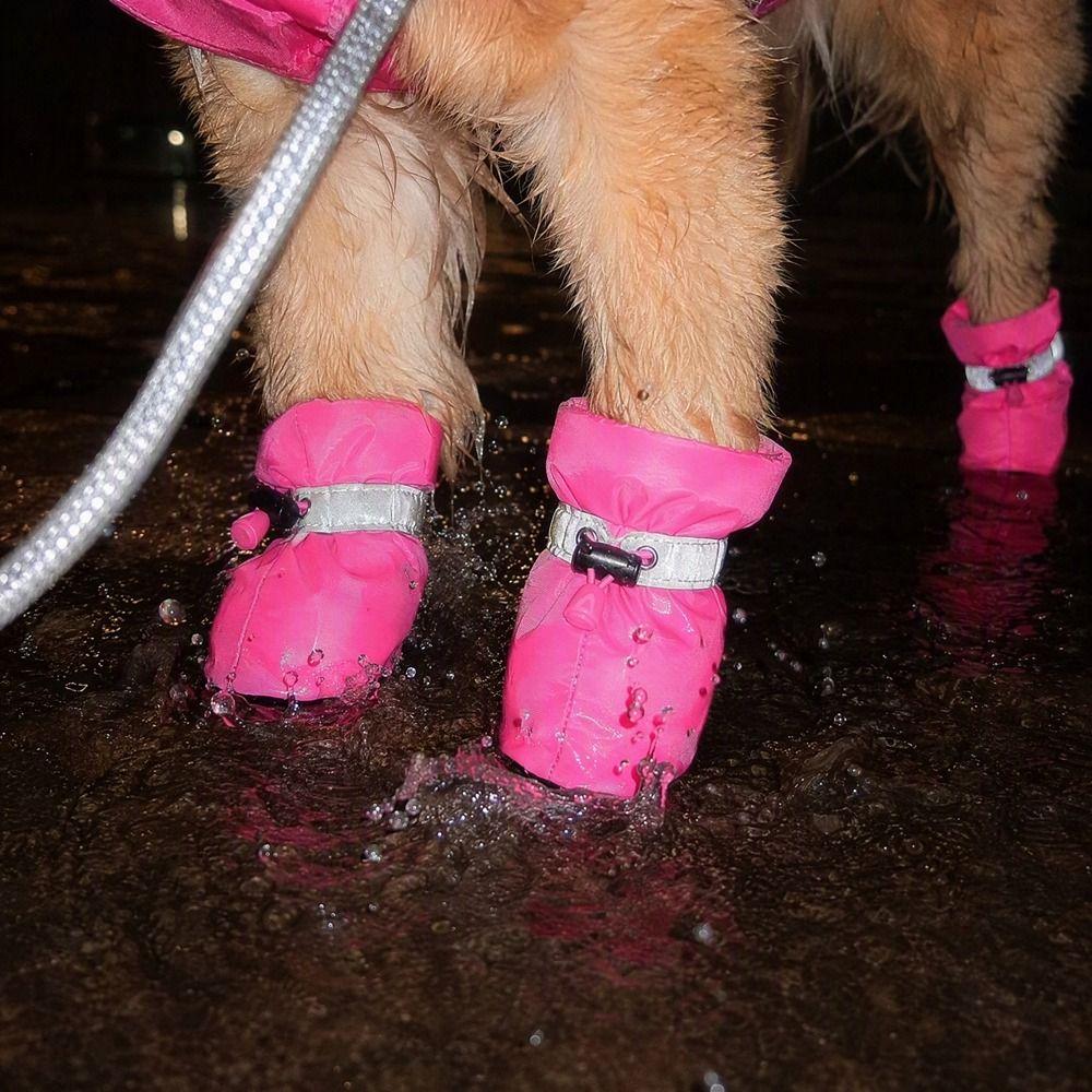 Waterproof Winter Pet Booties Warm Pet Paw Protection Pet Paw Care Dogs Snow Boots  Daily Wear
