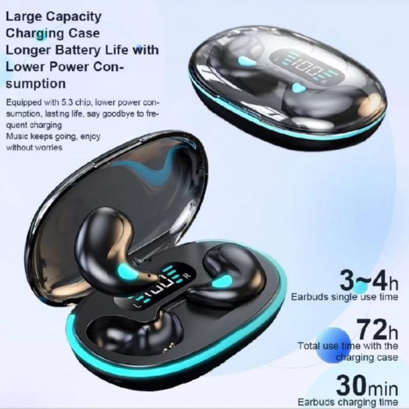 Mini Wireless Bluetooth Earphones With Free Freebie Bt5.3 Sleeping Earbuds Stereo Sport Headset