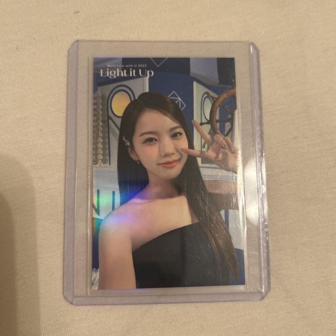 

[USED] NiziU Ayaka trading card, fan club new membership bonus, withu bonus, rare