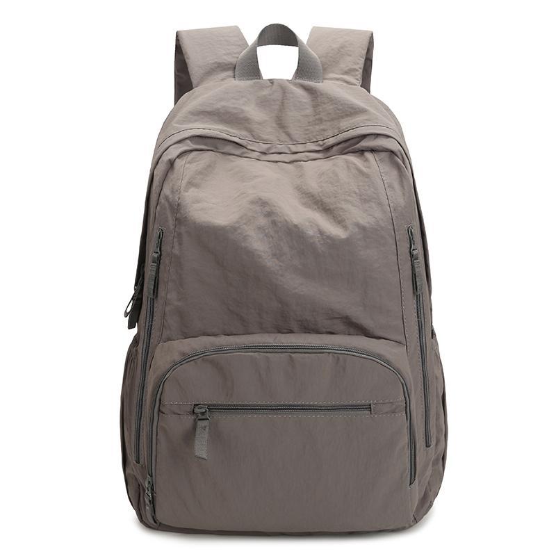 Schoolbag College Student Backpack Women's Lightweight Simple Women's Travel Bag Short Business Trip Versatile Backpack Oxford Cloth Computer Bag