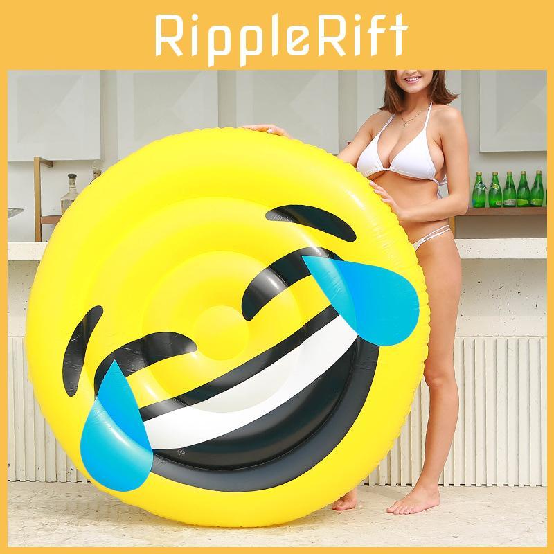 Large Inflatable Lying Chair For Adults Fun Water Drifting Experience Printed Pattern Fast Shipping