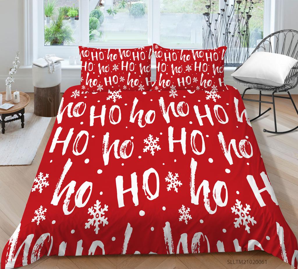 3D-Bettwäscheset im minimalistischen Stil mit Bettdecke und Kissenbezug aus der Buchstabendruckserie, 2/3-teilig, AU180 * 210, volle Größe, schnell trocknende Heimdekoration