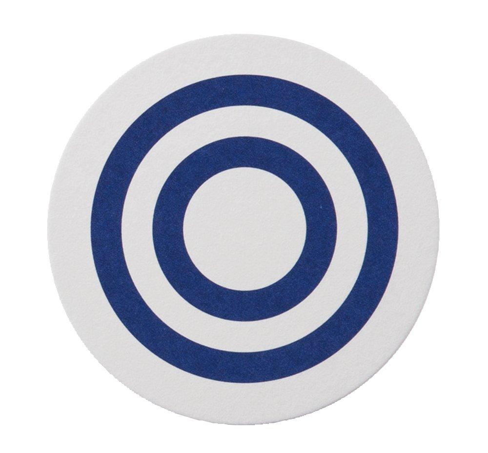 

Suntory Marketing Japanese pattern coaster round snake eyes 100 pieces (large) 117-171