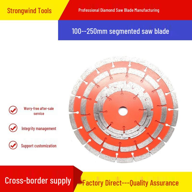 Diamond Hot Press 250 Saw Blade for Granite & Wall Slot Cutting