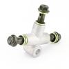 ATV Kart Hydraulic Brake Line Tee Hose Connector 3 Way T Adapter With M10x1.25 Banjo Bolt