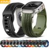 Man Silicone Strap for Apple Watch Ultra 3 49mm Series 11 10 46mm Sport Band for Iwatch 9 8 7 45mm 5 6 SE 3 44mm Bracelet Correa