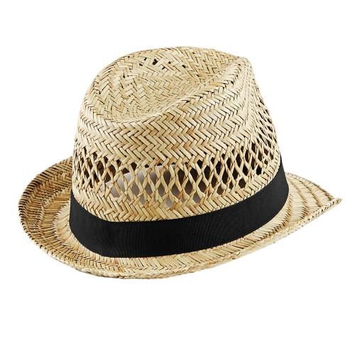 Beechfield Cappello da cowboy in paglia