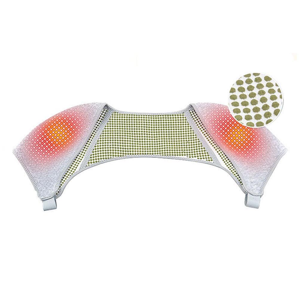 1Pcs Self Heating Wormwood Therapy Shoulder Support Brace Belt Compression Dislocation Arthritis Pain Relief Shoulder Wrap Protector