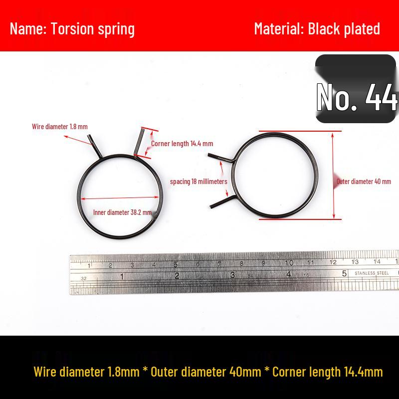 Yellow Anti-Theft Door Handle Torsion Spring for Interior Sliding Doors In Hotels and Bathrooms