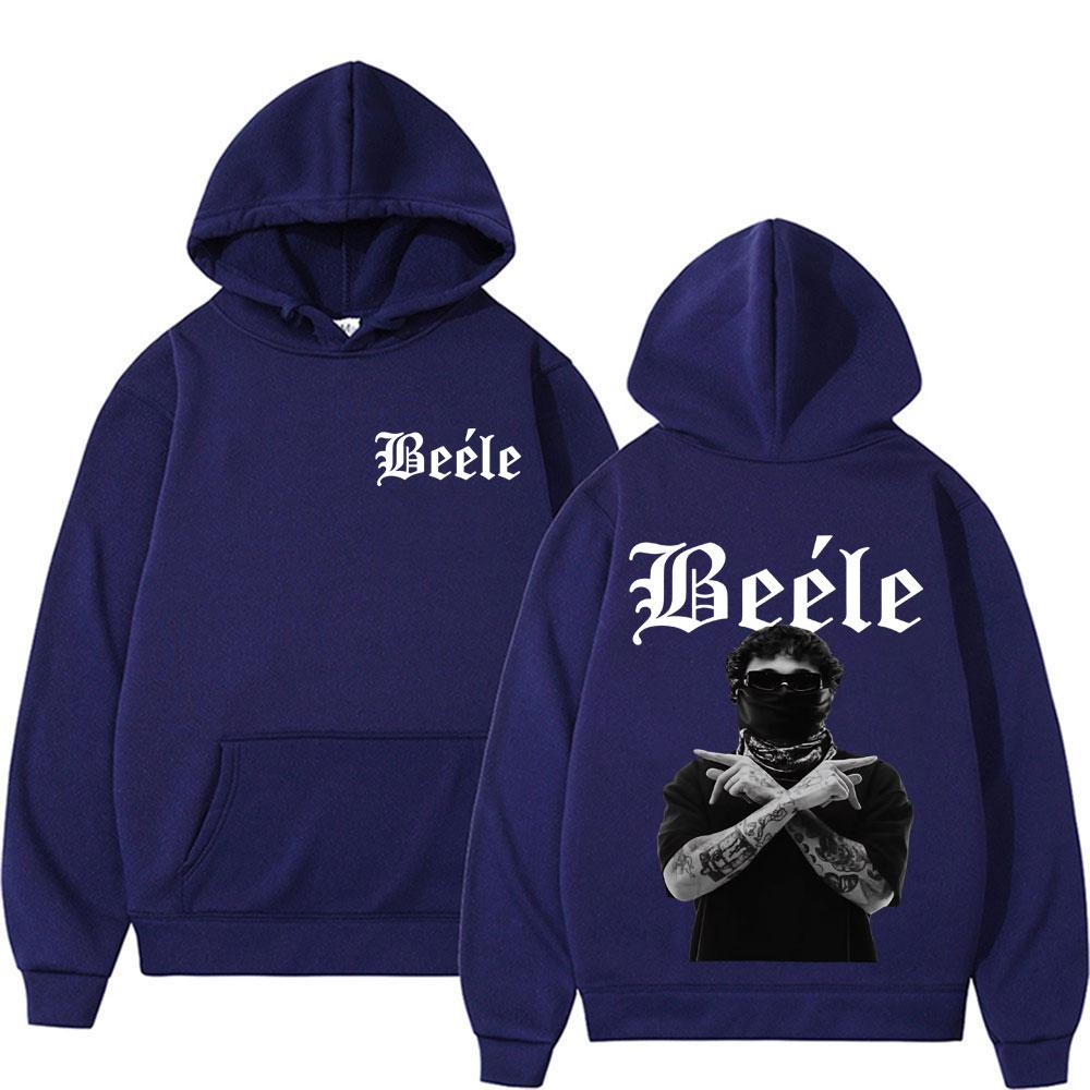 Rapper BEELE Music Album 2025 Merch Hoodie Men Women Vintage Loose Hot Sale Hoodies Oversized High Quality Sweatshirt Streetwear