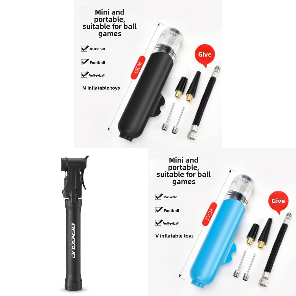Portable Bicycle Pump With Plastic Material For Inflating Basketballs And Cycling Equipment