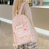 Schoolbag Schoolbag for Girls, Junior High School Girls Ins Wind 1011 New High-value College Students, Lightweight Backpacks, Cute Cartoon Shoulders