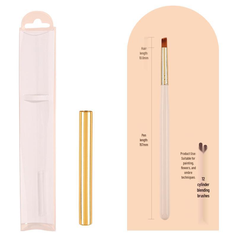 Japanese 12-Piece Nail Art Brush Set for Gel and Flower Designs