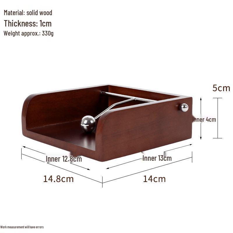 

Modern Luxury Walnut Tissue Box - Solid Wood Napkin Holder for Living Room or Hotel Coffee Table