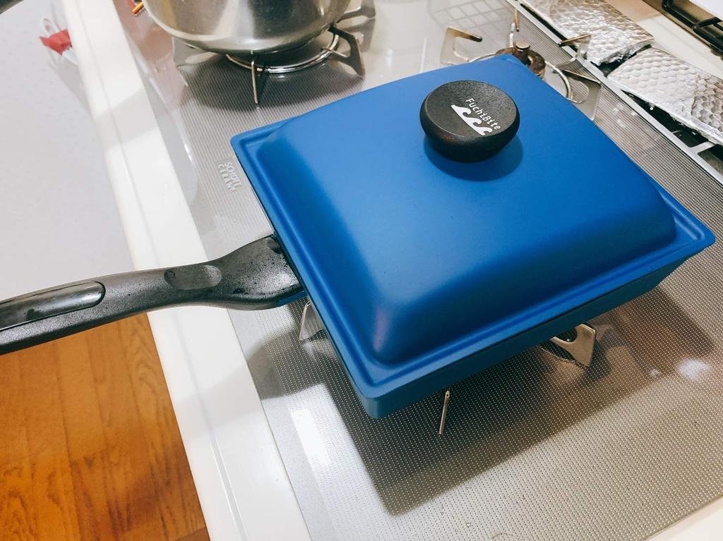 Wide Pan with Lid [Genkai Blue]