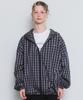 Noiago Noi1519 Essential Check Windbreaker (Charcoal)