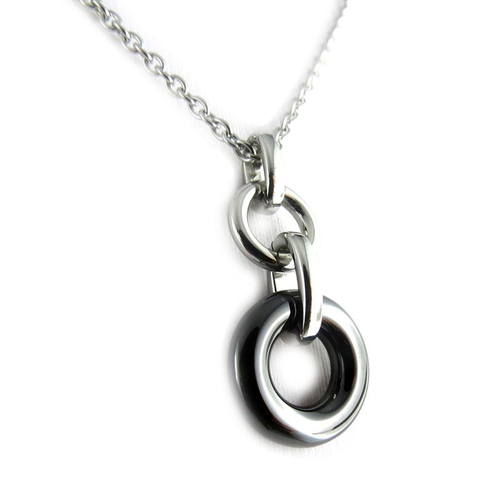 

Altesse [L0371] - Колье из стали Хореография из черной керамики