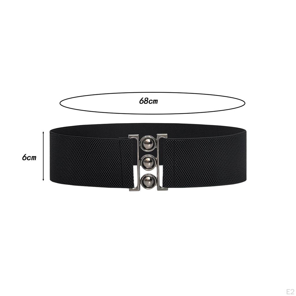 Chic Elastic Waist Belt for Women's Attire - Modern Accessory
