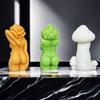 Rose Mushroom Body Silicones Mould Human Body Candle Molds Casting Mould Ornament Molds Craft Supplies Epoxy Resin Molds