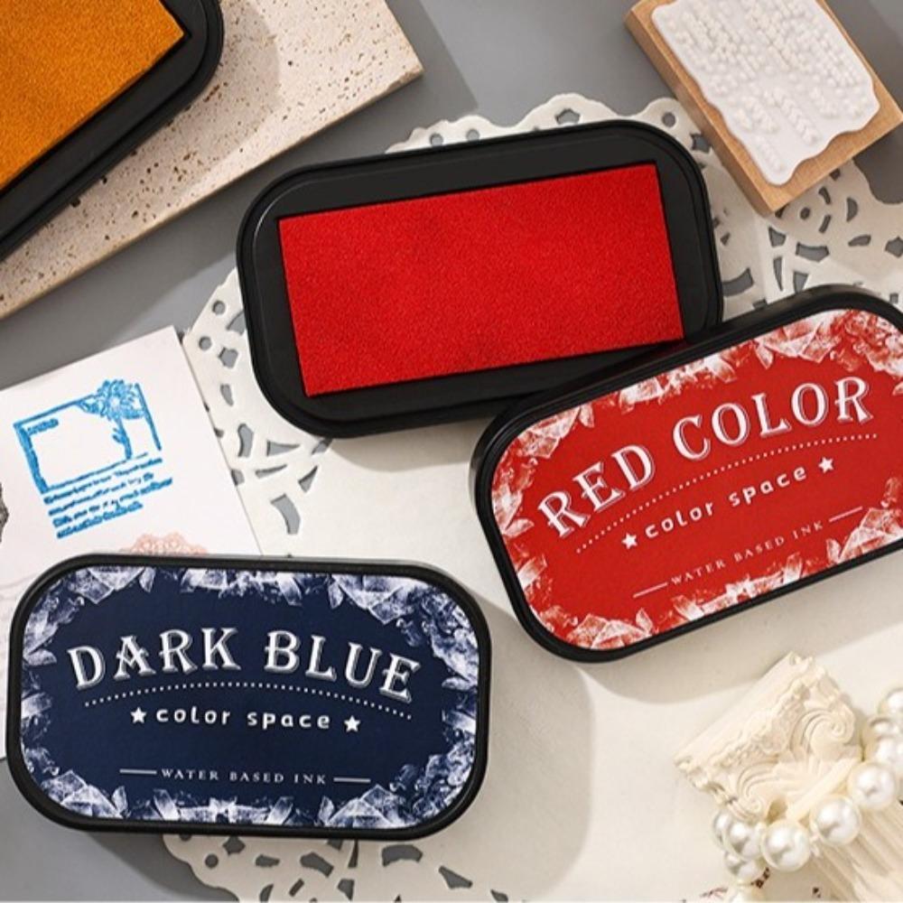 High Density Self Ink Stamp Quick Drying Sponge Inkpad New Water Based Ink Pad  for Planner Stamps