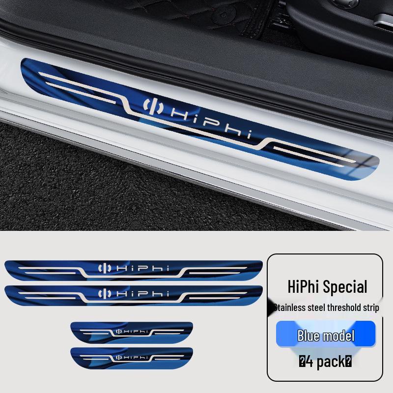 HiPhi Y X Z Interior Welcome Pedal Sill Strip for Car Modification