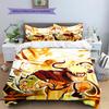 Naruto Uzumaki Naruto Anime Character Pattern Bedding Home Decoration Birthday Gift (1 * duvet cover + 2 * pillowcase, without core)