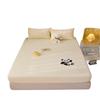Washed Cotton Fitted Sheet Single Piece New Mattress Cover Protective Cover Bed Sheet Cover Student Dormitory Machine Washable