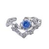 Simple Full Diamond Zir*****Pen Ring Irregular Fold Light Luxury High-End Sense Niche Design Sense Ring Woman
