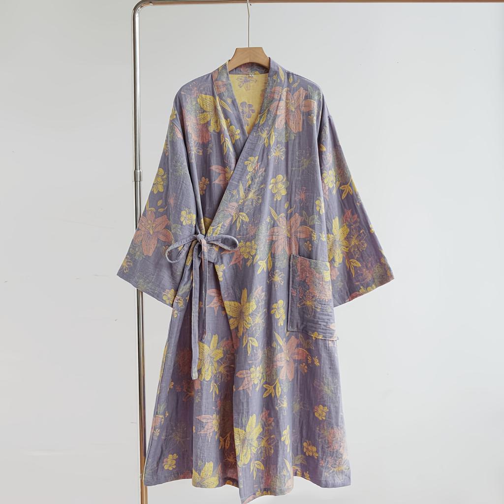 Breathable Bath Towel Machine Washable Perfect for Beach Pool Shower Poolside Attire Vibrant Kimono Design Fabric Wash Cloths