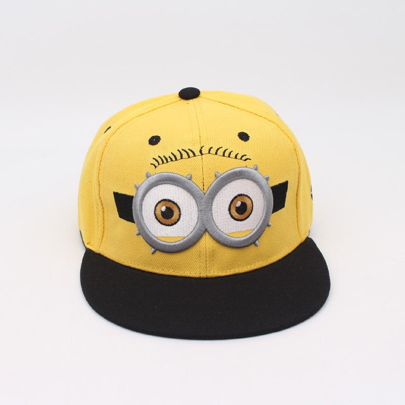Minioned Baseball Cap Anime Kids Adult Funny Travel Hip Hop Sun Visors Kawaii Hats Boys Girls Cartoon Embroidered Hat Kids Gift