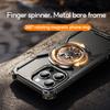 Eary for iPhone 16 Pro Max Bat Phone Case for Magsafe 360°Rotation Kickstand Metal Frameless Military Grade Shockproof Cover