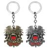 Queen Band Medal Nyckelring Cool Retro Rock Band Lion Eagle Specialnyckelring för män Kvinnor Fans Ryggsäck Plånbok Hängande smycken