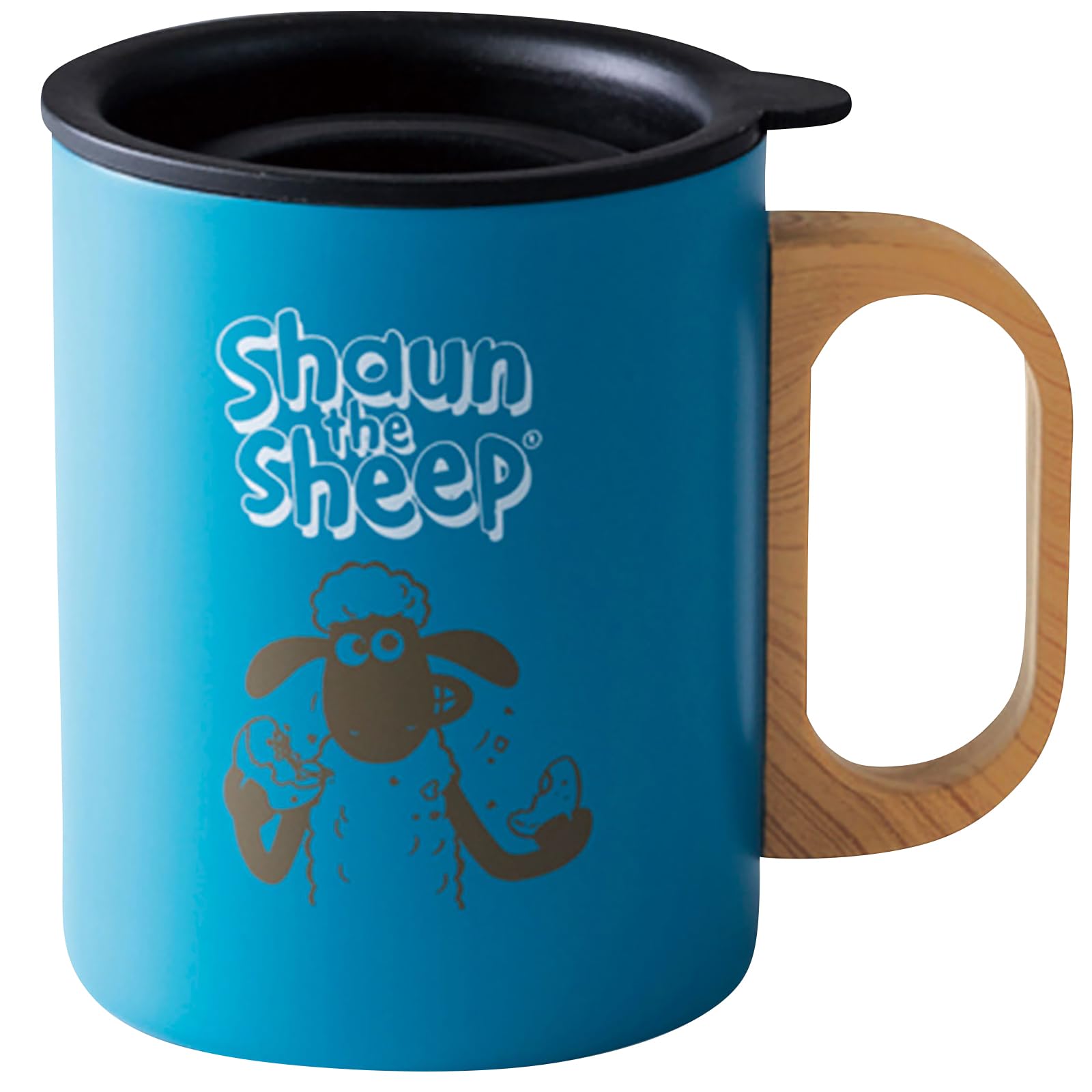 

Кружка из нержавеющей стали с крышкой «Барашек Шон», диаметр 8 x, прибл.. 350 мл, Прибл.. 10см, & Bitzer, Серебристый, синий