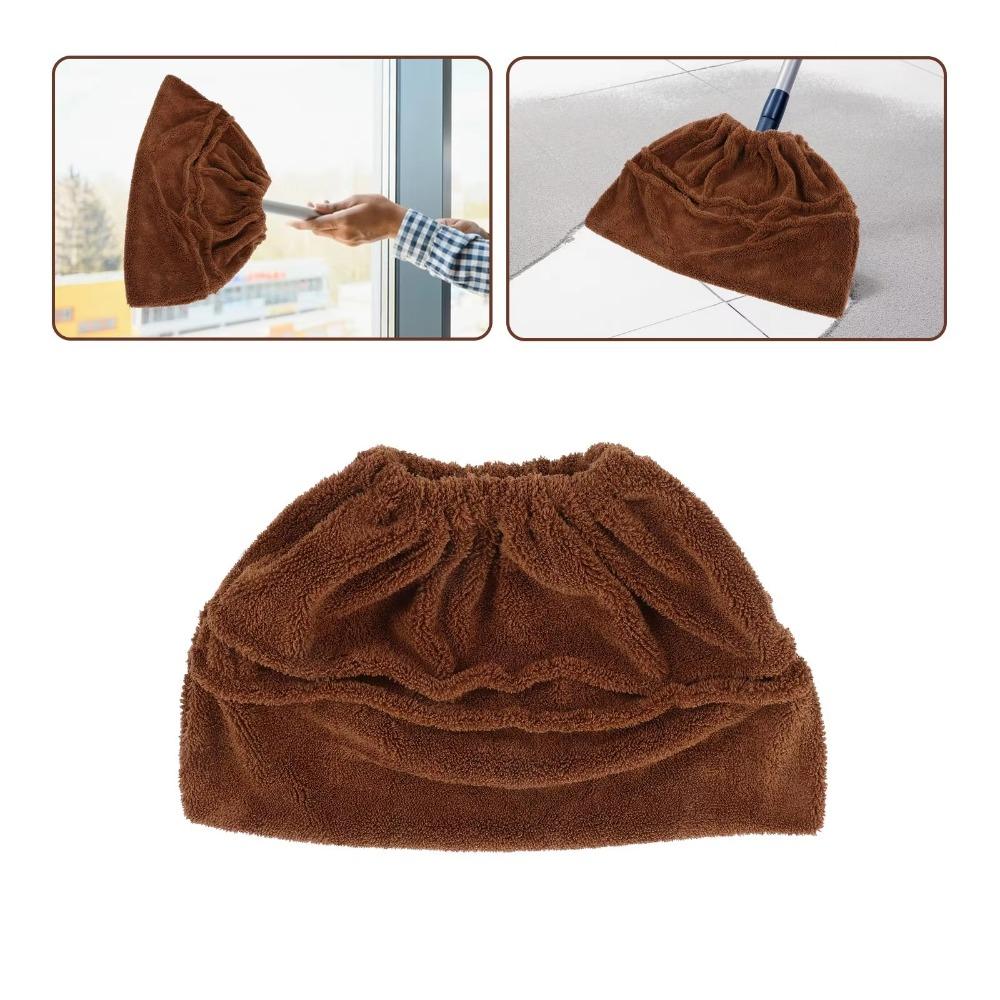 6PCS Eco-Friendly Microfiber Absorbent Mop Cover Coral Velvet Floor Mop Cover Sweeping Supplies
