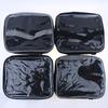 30-Slot Nail Polish Storage Bag, Black Gray Portable Hand-Held Large Cosmetic Bag, Holds Up To 30 Bottlessmall Clear Nail Polish