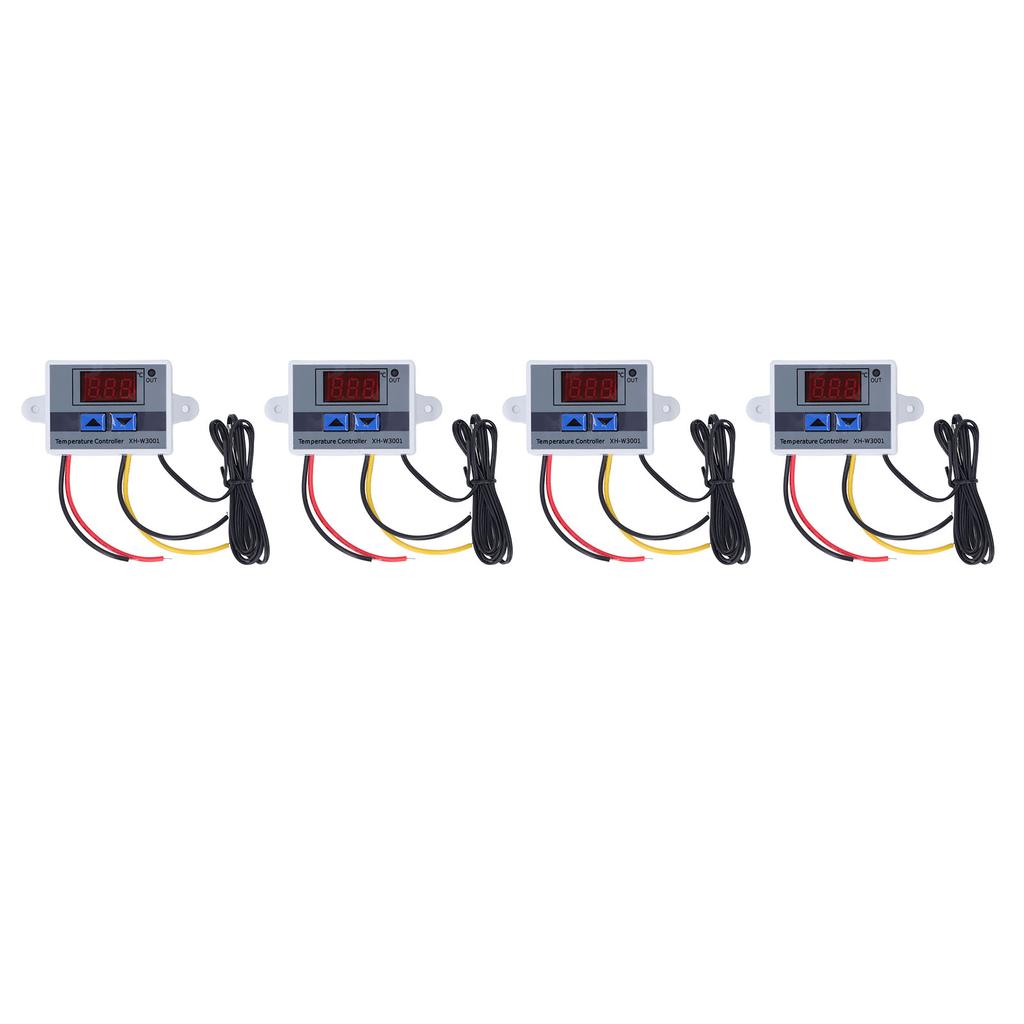 4Pcs Temperature Controller Digital Display Temp Regulator ?50 Celsius  To 110 Celsius  110?220V 1500W