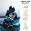 1 pezzo Treno di Hogwarts Harry Potter Hogwarts Coperta da viaggio in flanella per esterni per tutte le stagioni Morbida Calore, Decorazione per la casa 1031207