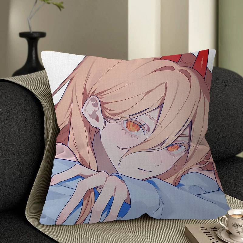 Power Comic Character Cushion Cover Pillowcase Upholstery Sofa Throw Pillow Home Decor Pillowcas