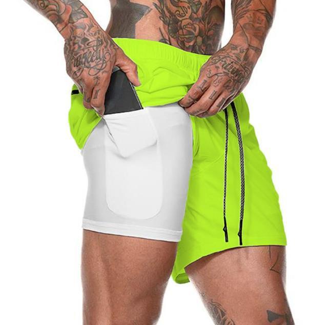 Sportshorts für Herren, Sommer, lässig, schnell trocknend, Fünf-Punkte-Hose, atmungsaktiv, Training, Fitnesshose