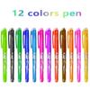 8/12pcs 0.7mm Neutral Pen Erasable Ballpoint Pen Creative Gel Pen Set School Office Supplies