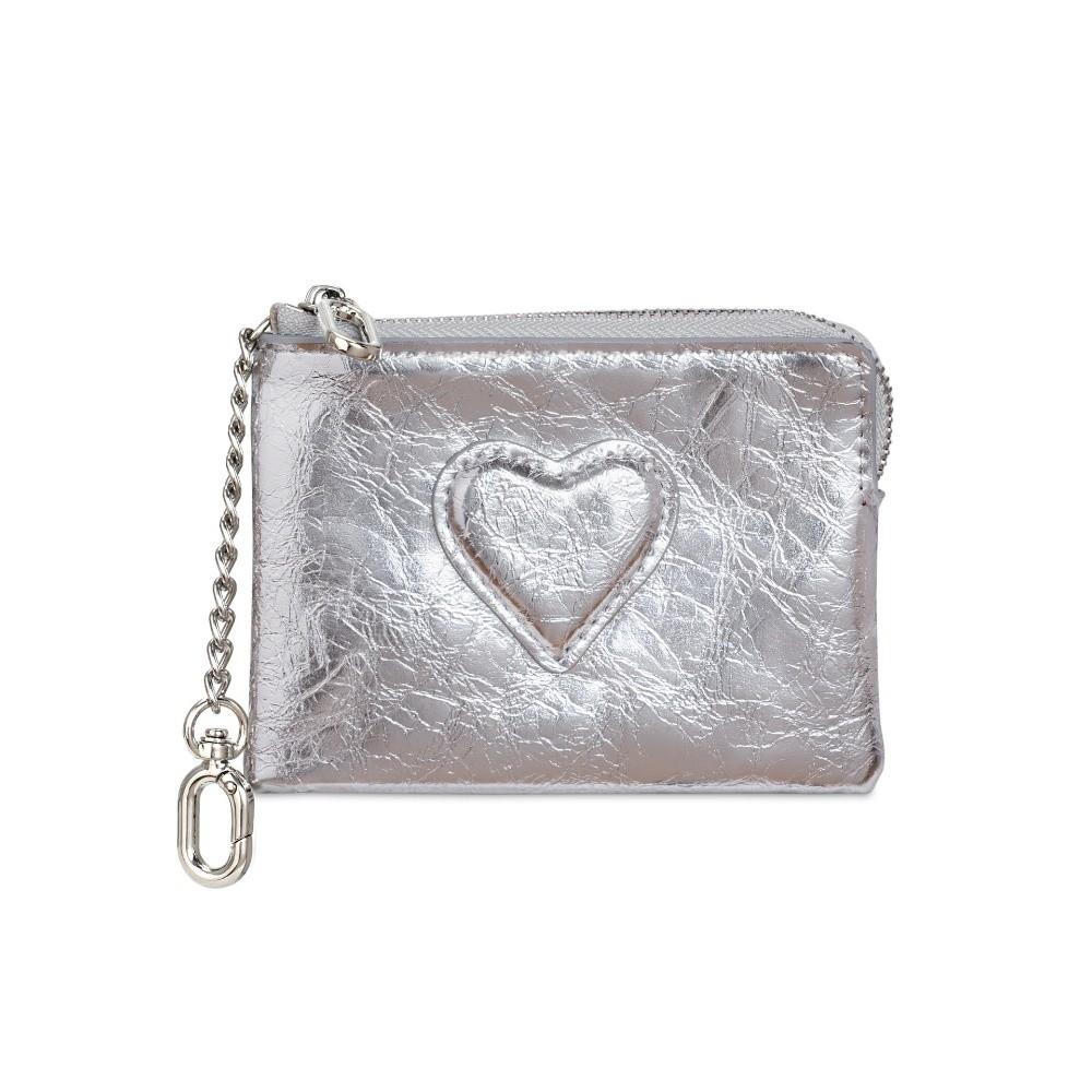 Fashion Leopard Print Coin Purse PU Leather Zipper Card Holder Heart Shaped Mini Card Wallet Travel
