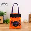 Versatile Seasonal Carry Bags Halloween Candy Bags Non-Woven Trick or Treat Tote with Handles Nonwoven Party Favor Cute Black Cat Pumpkin