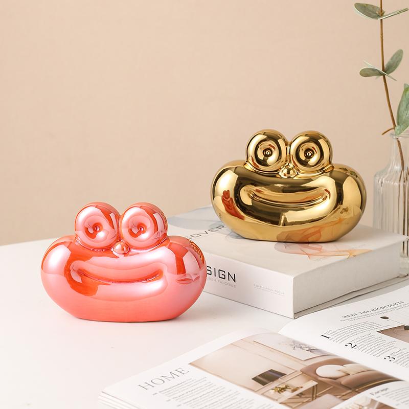 Unique Sausage-Shaped Decorative Ceramic Home Decoration Ornaments Creative Kitchen Living Room Decor Accessories