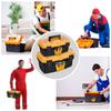 15/12 Inch Hardware Tools box, Plastic Thick Combination Suitcase Electrician Carpenter Electric Drill Storage Box