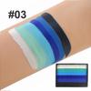 Palette di Colori Arcobaleno a Base d'Acqua per il Viso Pittura Corporea Lavabile Strisce di Colore per Pittura Facciale Festival Cosplay Trucco Regalo