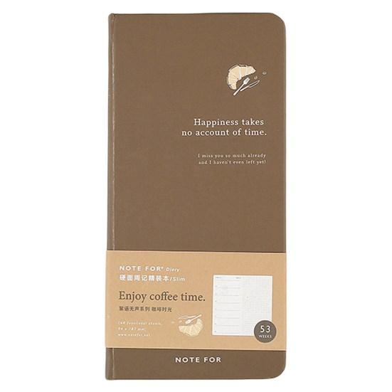 

Еженедельный планировщик, 84 листа, 168 страниц, в твердом переплете, тонкий портативный, прямоугольный, с принтом «Горный лес», записная книжка, студенческие принадлежности кофейный