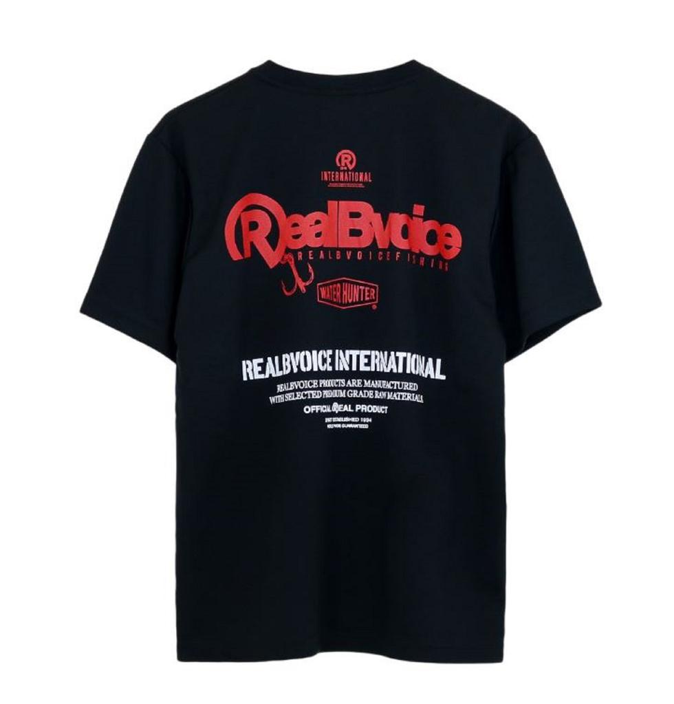 Real B Voice FH-006 T-Shirt Dry Short Sleeve Fishing Size L Black (2049)