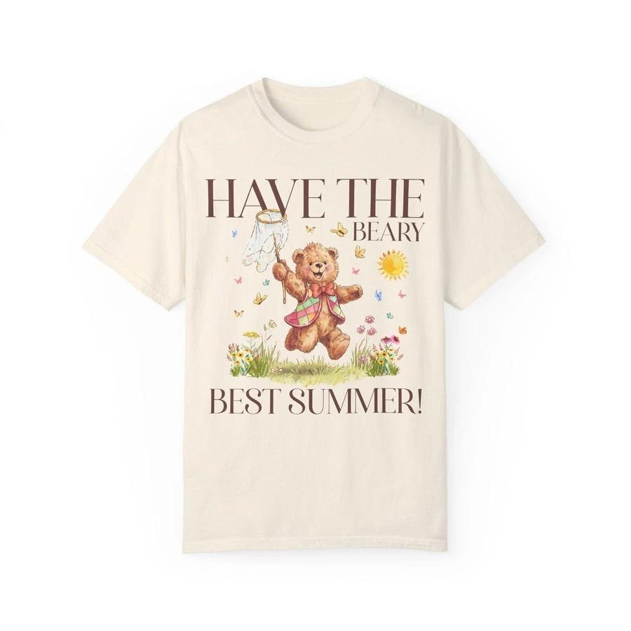 Last Day of School Teacher T-Shirt Have the Beary Best Summer - Unisex T-shirt XL